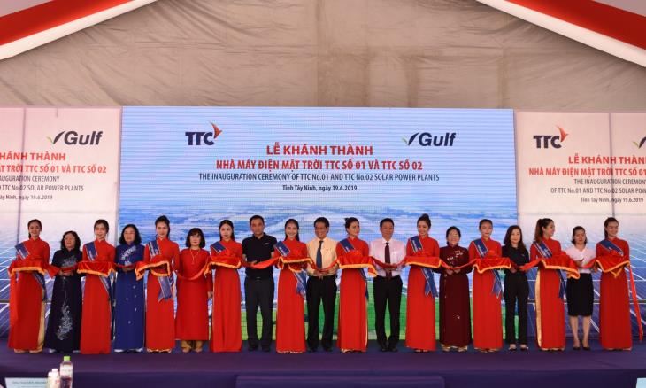 Khánh thành Nhà máy điện mặt trời TTC